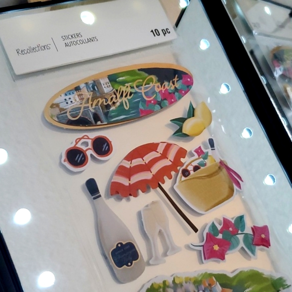RECOLLECTIONS AMALFI COAST STICKERS